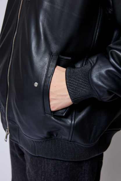 Noarque lamb leather MA-1 JKT by. FUTURE