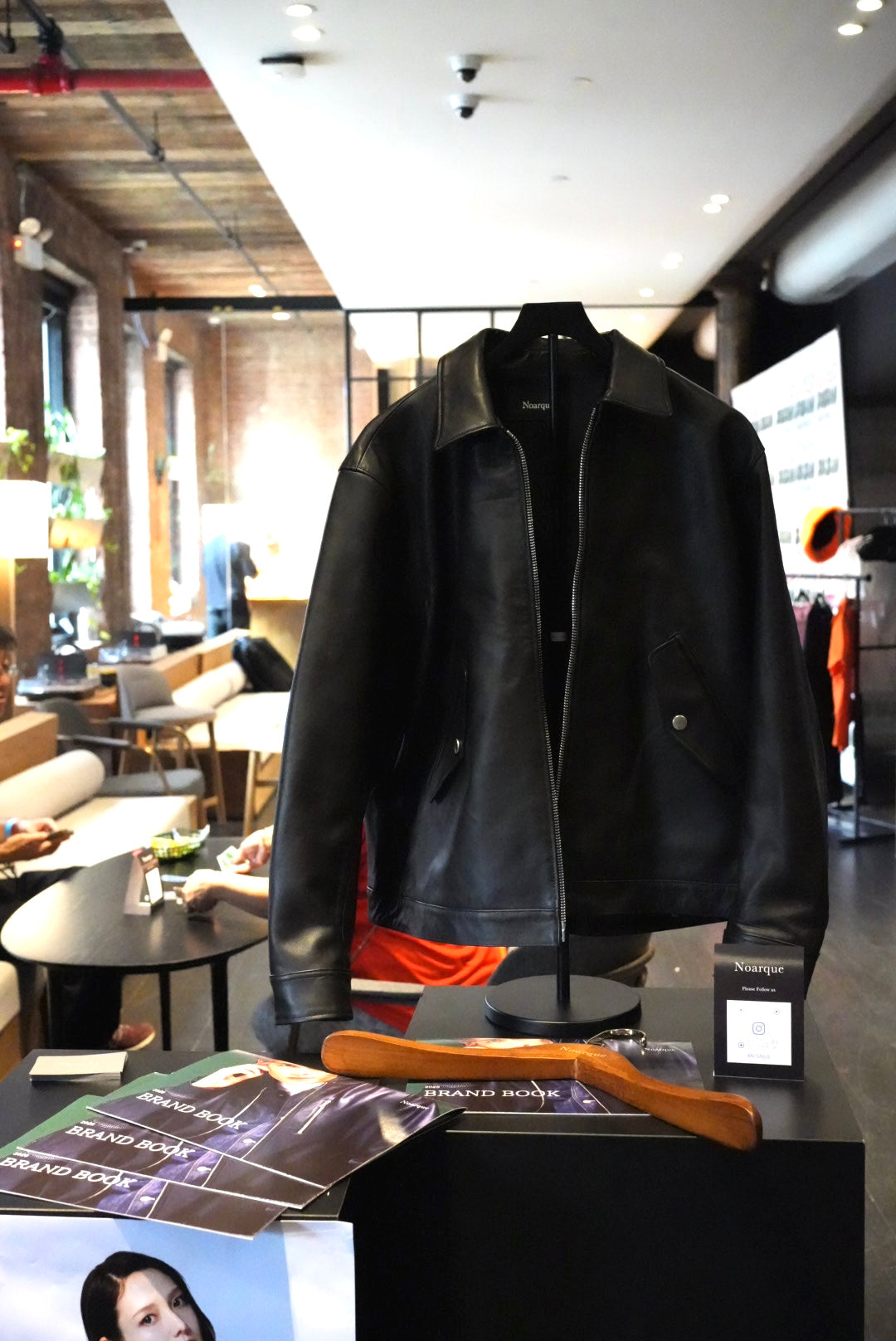 Noarque Calf leather ZIp Blouson